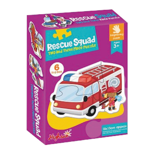 K4-1302:ชิ้นส่วนสร้างภาพ แบบกระดาษ-ชิ้นส่วนสร้างภาพRescue-Squad-ของเล่น-Visualization piece Paper Model - Rescue-Squad-Toy