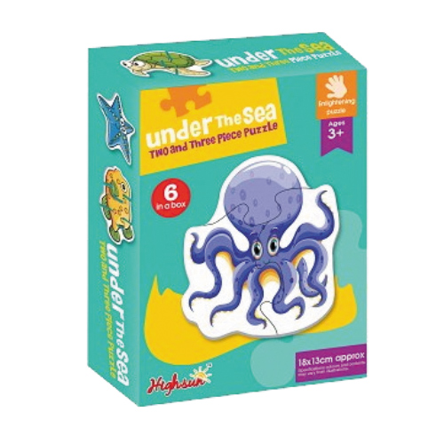 K4-1306:ชิ้นส่วนสร้างภาพ แบบกระดาษ-Under the Sea-ของเล่น-Visualization piece Paper Model-Under the Sea-Toy